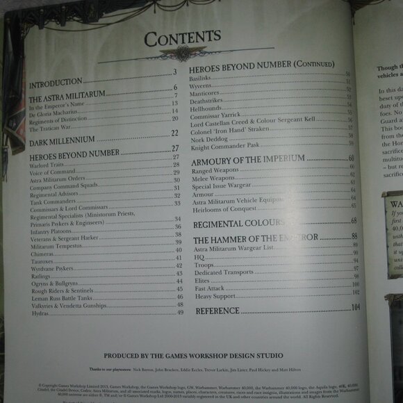 Warhammer Softcover Book 40,000 40K CODEX: Astra Militarum A2409A6 - Picture 6 of 10